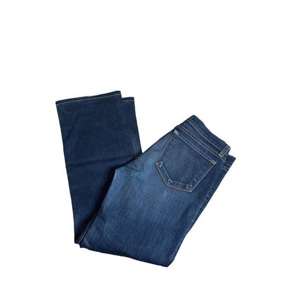 J Brand Womens Jeans Dark Wash Stretch Flare Leg Flat Front 818‎ DKV Size 28 - Picture 1 of 7